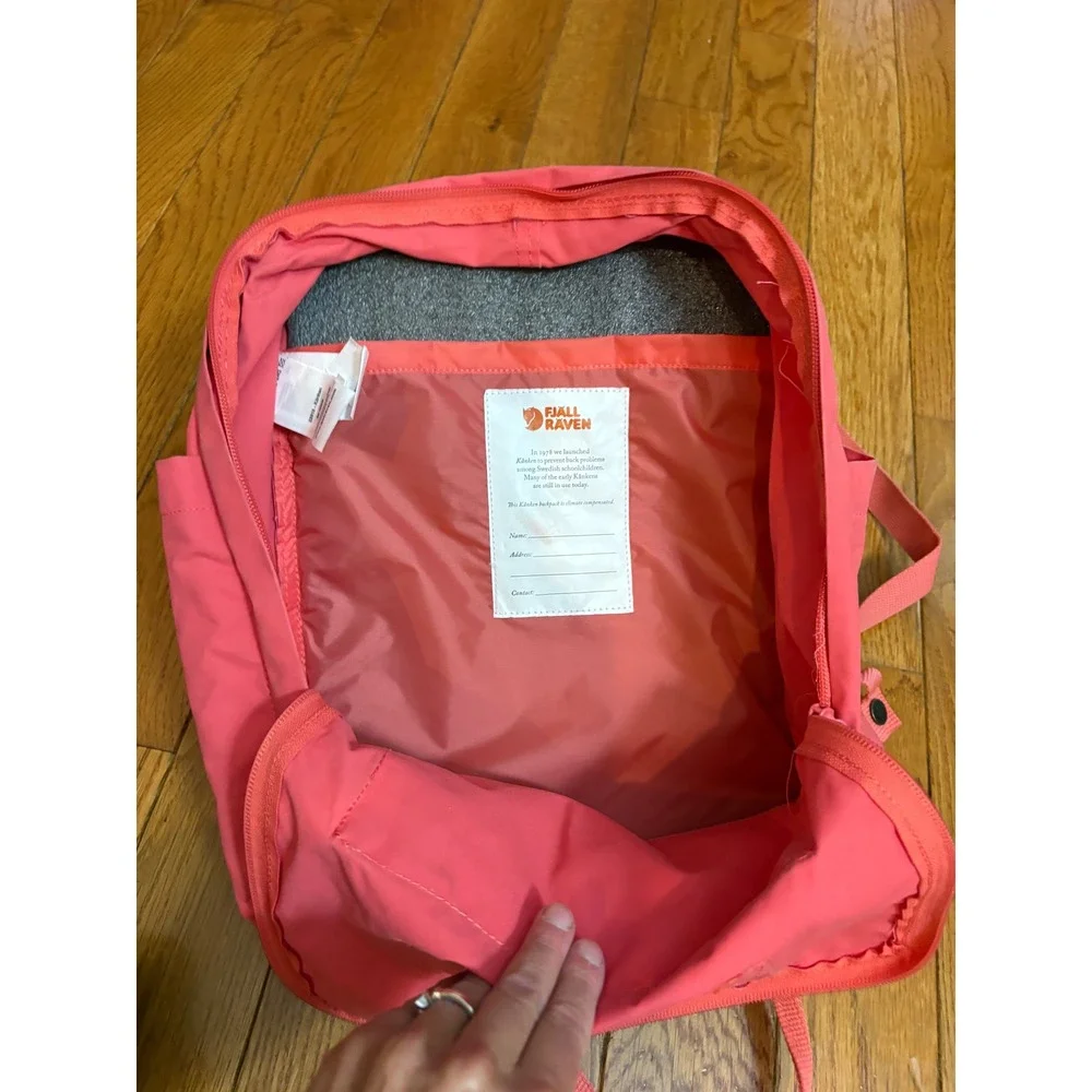 Fjallraven Kanken Classic Pink Backpack 23510 Vinylon F Everyday Bag